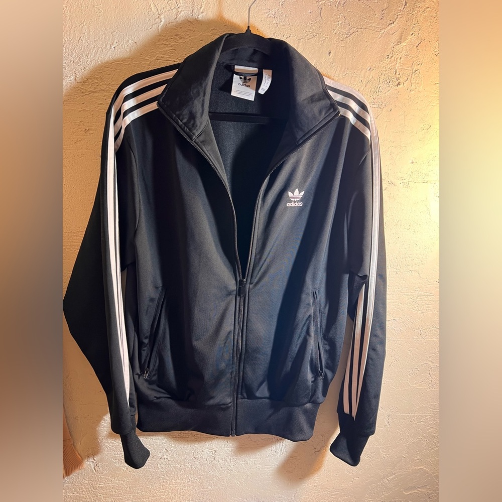 Adidas Men's Black White Track Jacket S